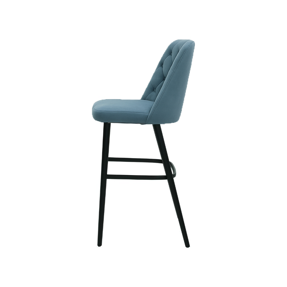 Scaun bar catifea ROZ | model SCOT