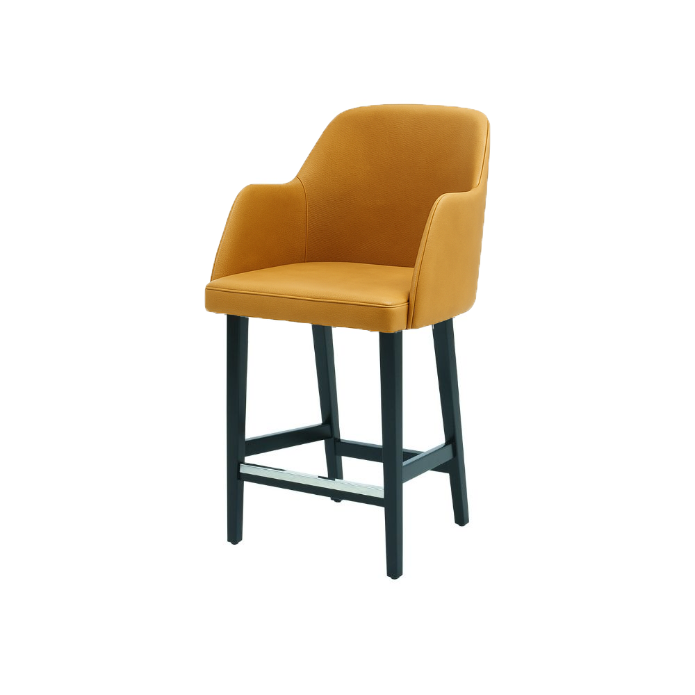 Scaun de bar piele ALBA | model PINO