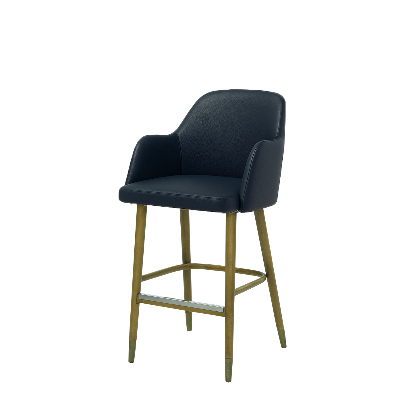 Scaun bar piele BEJ | model PINO