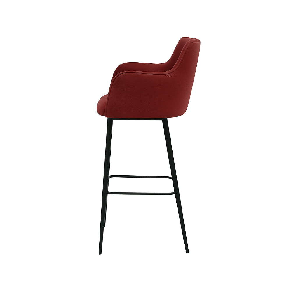 Scaun bar piele GALBENA | model SINDY