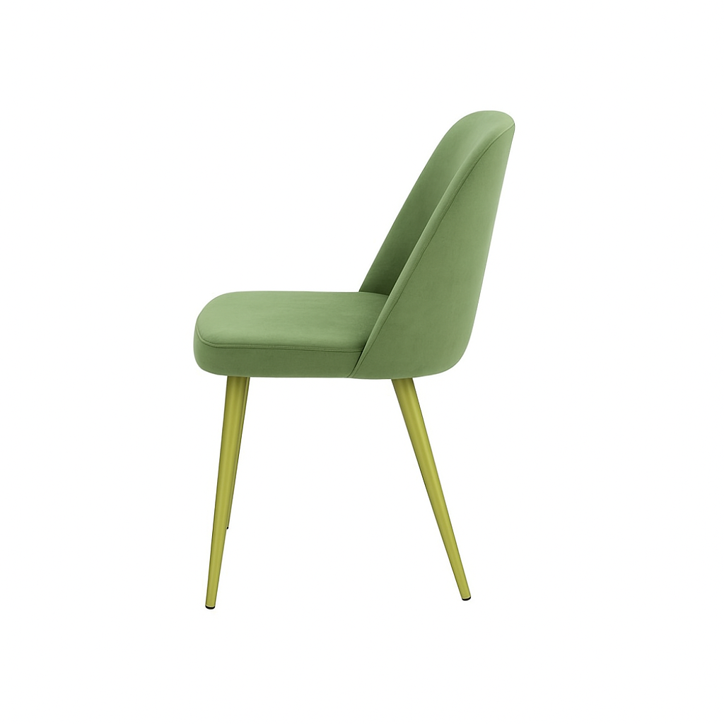 Scaun catifea VERDE | model FOX