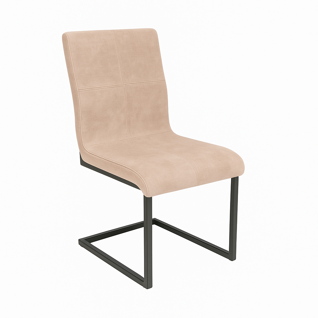 Scaun catifea BEJ | model INDU QUADRANT A