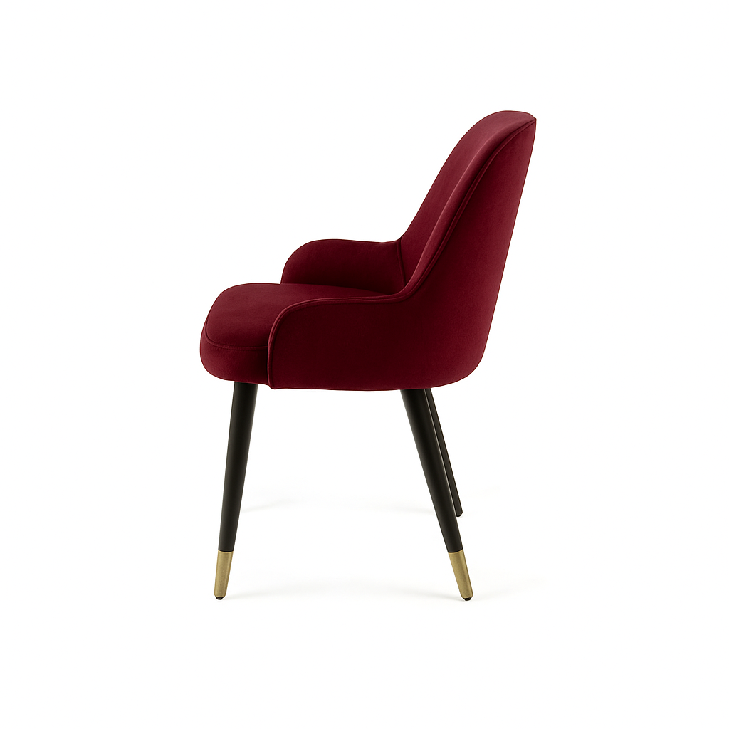 Scaun catifea BORDO | model ROCCO G