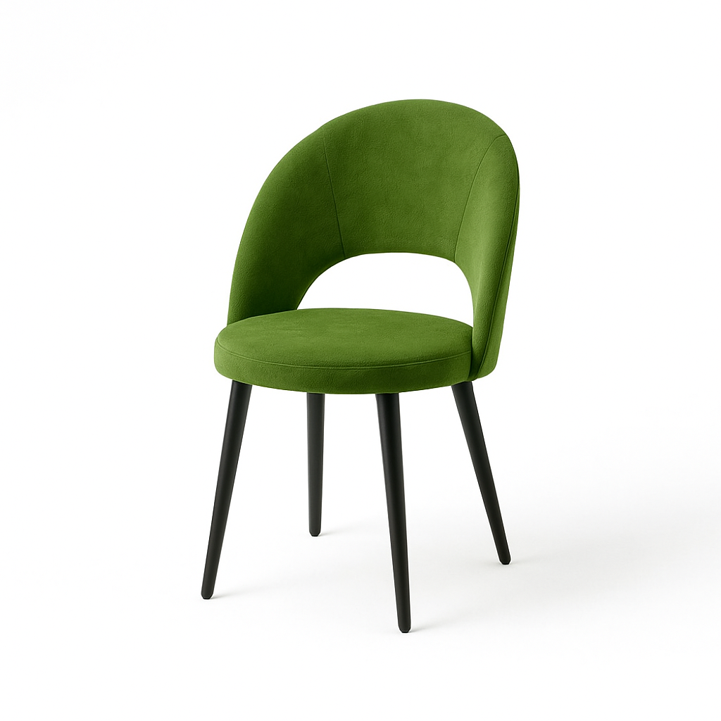 Scaun catifea VERDE | model RON
