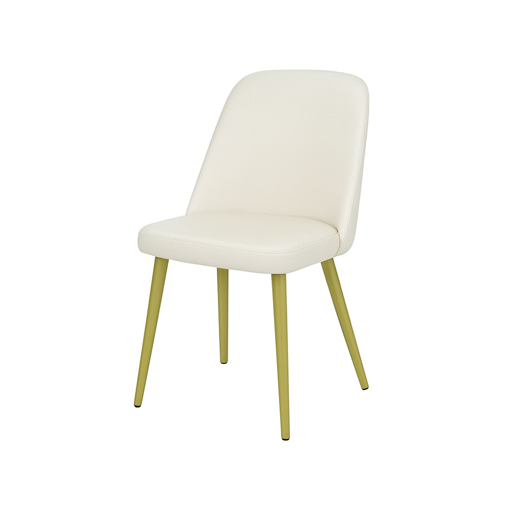 Scaun piele GALBENA | model FOX