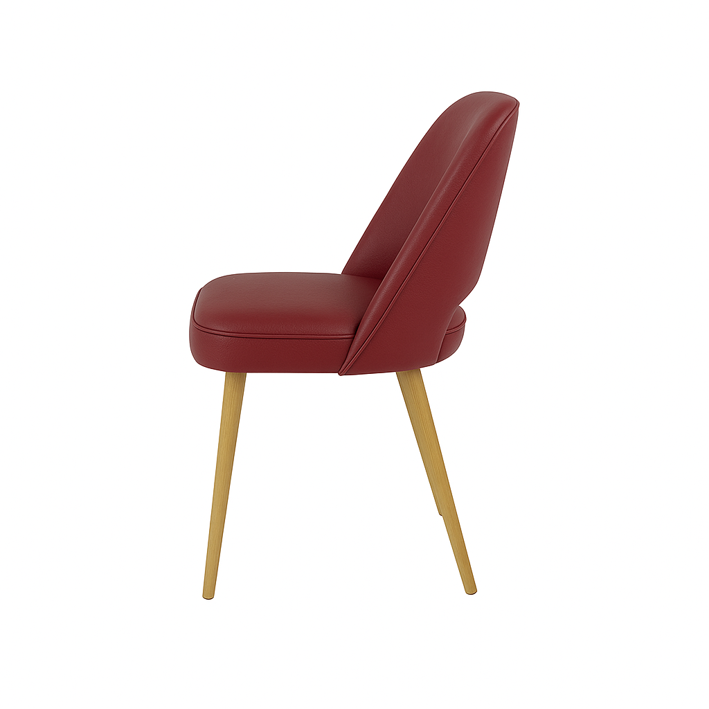 Scaun piele GALBENA | model HUGO