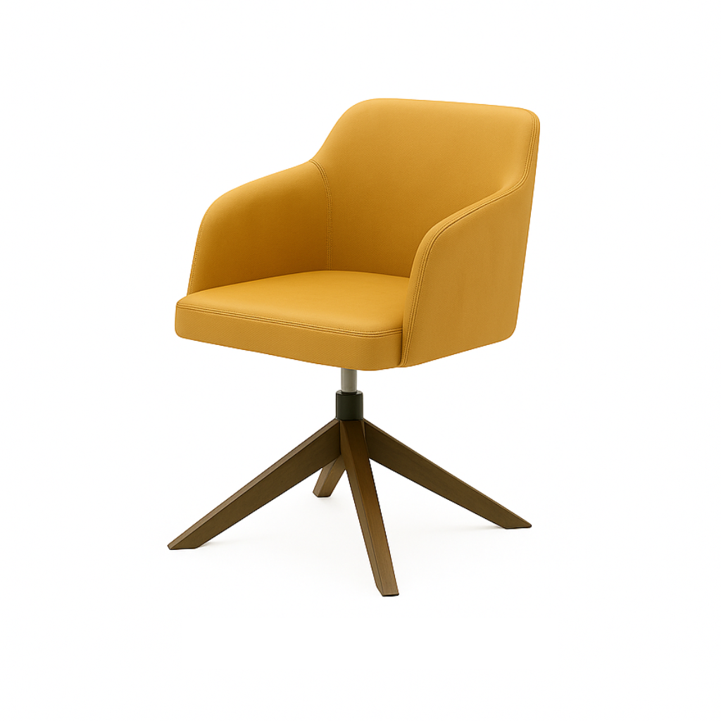 Scaun piele VERDE | model ROBI