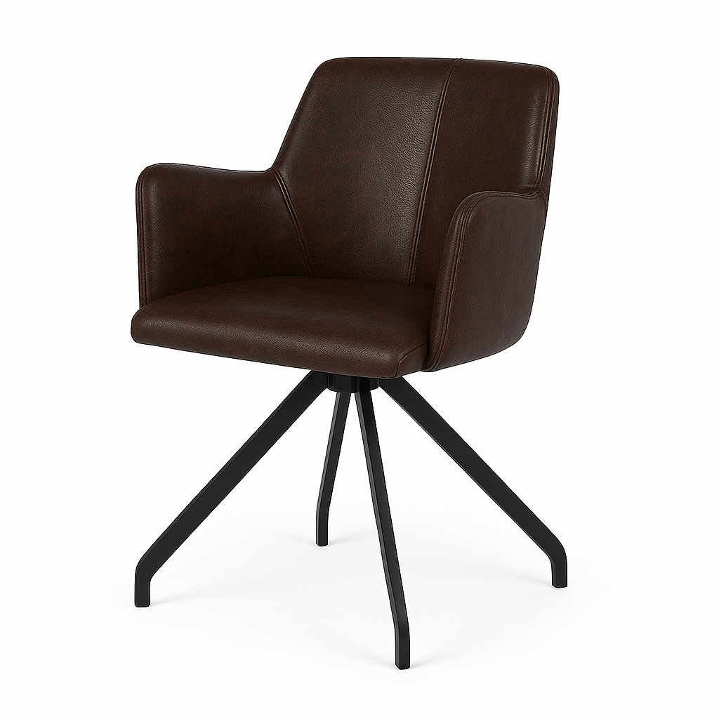 Scaun piele MARO INCHIS | model GIANI