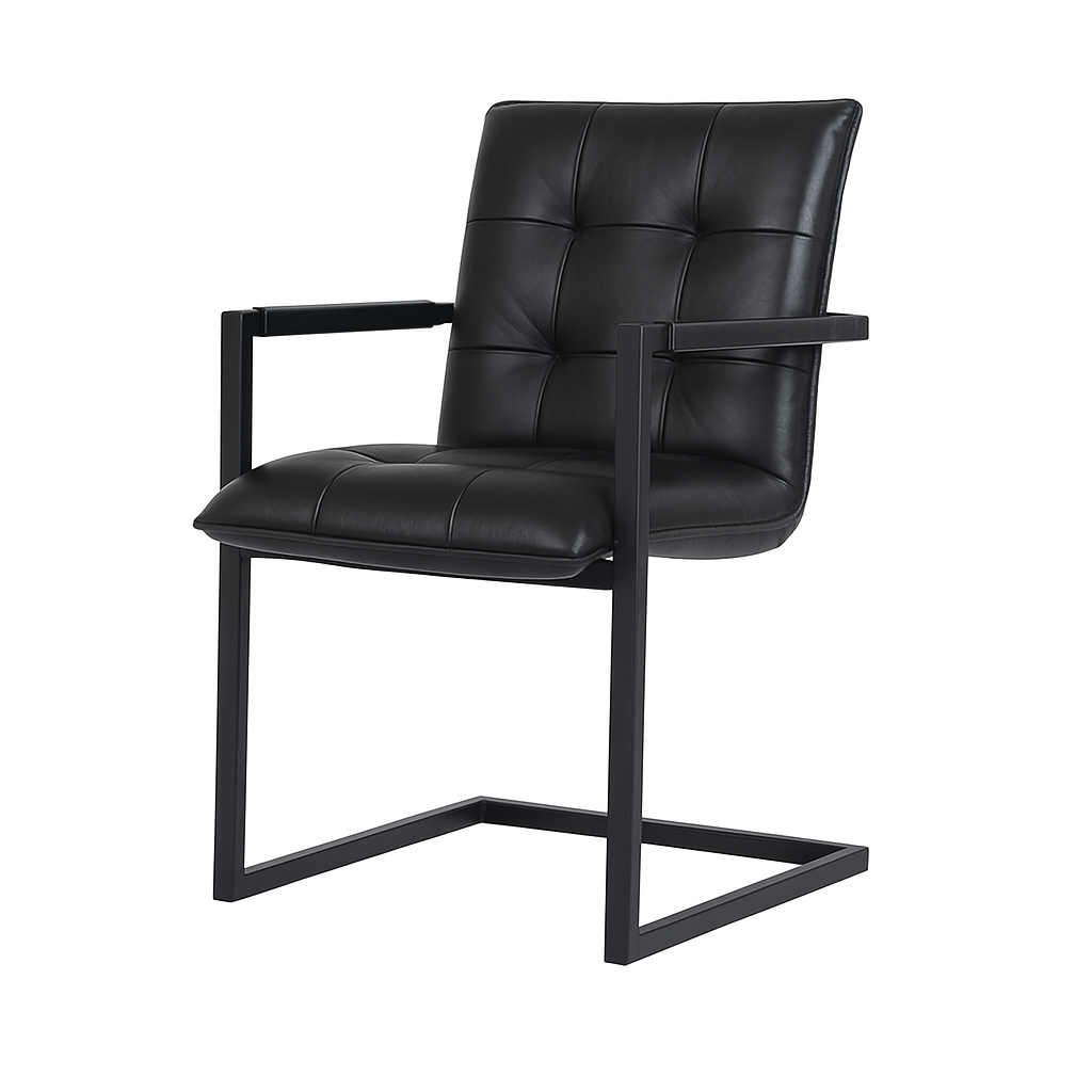 Scaun piele GALBENA | model MOCANU