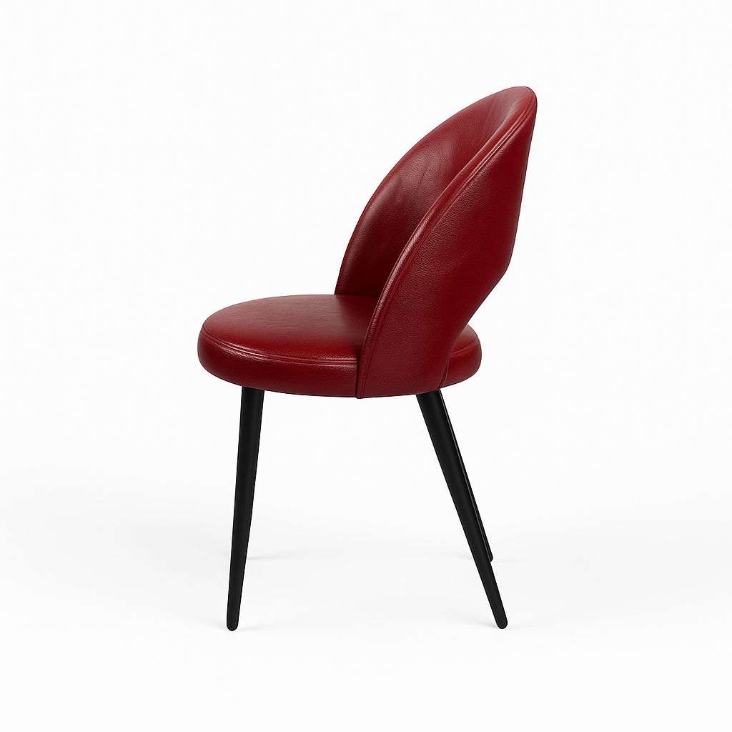 Scaun piele GALBENA | model RON