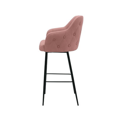 Scaun bar catifea TURCOAZ | model TEONA