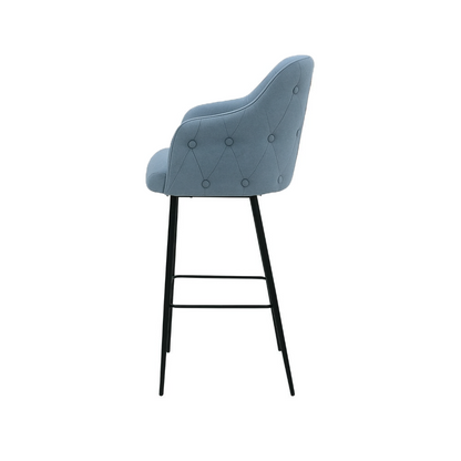 Scaun bar catifea BORDO | model TEONA