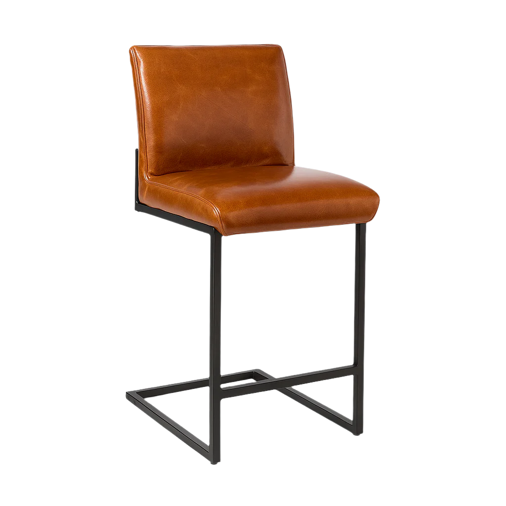Scaun bar piele MARO DESCHIS | model FLEET NA