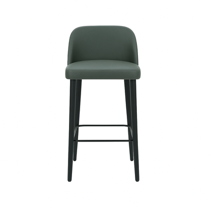 Scaun bar piele VERDE | model IVA