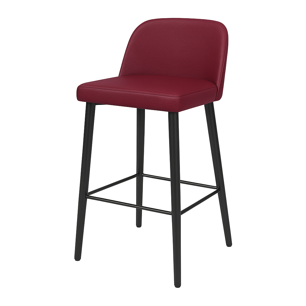 Scaun bar piele VERDE | model IVA