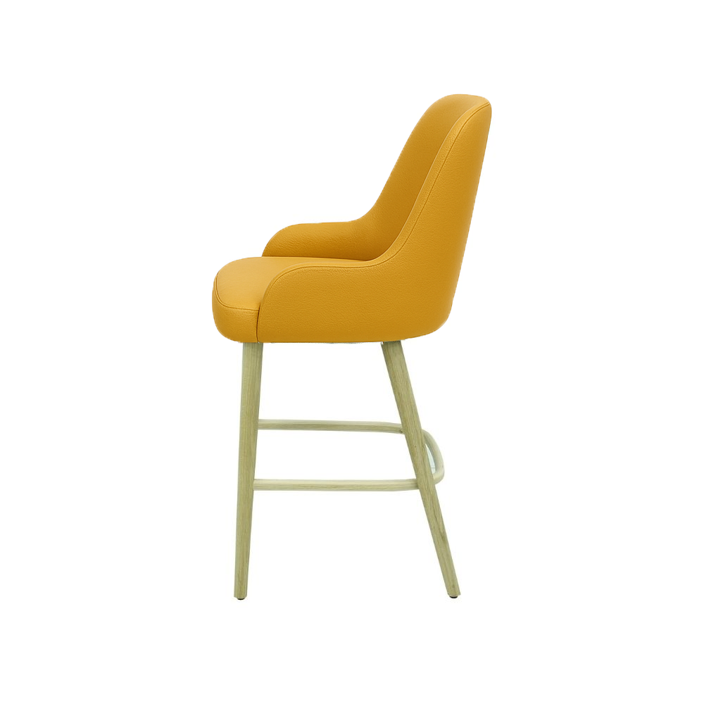 Scaun bar piele ALBASTRA | model ROCCO