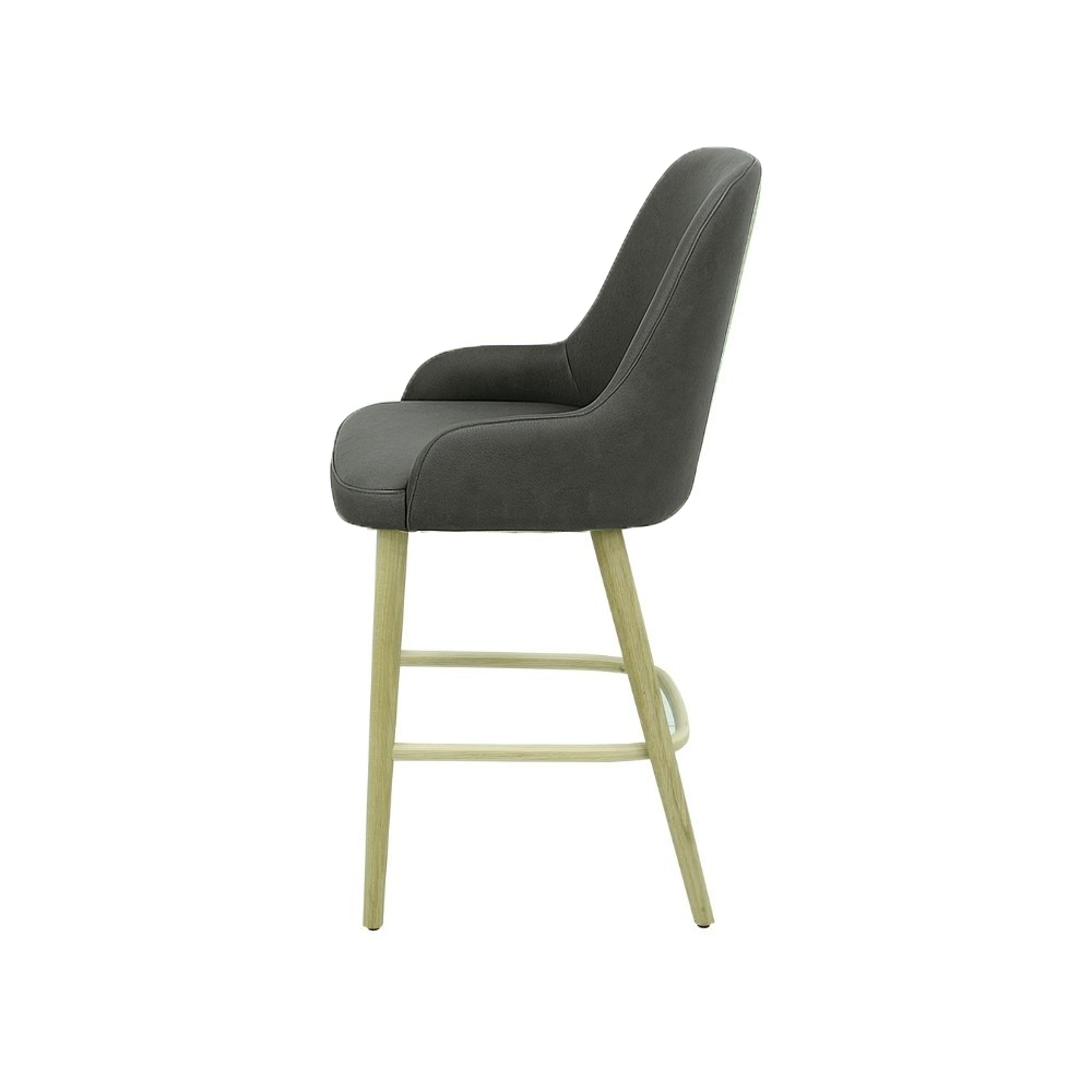 Scaun bar piele ALBASTRA | model ROCCO