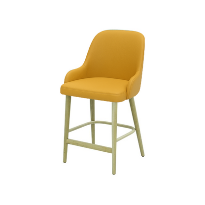 Scaun bar piele VERDE | model ROCCO