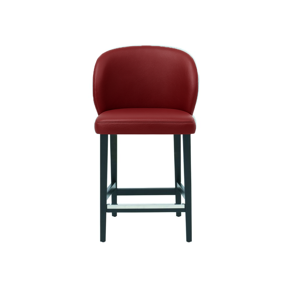 Scaun bar piele naturala VERDE | model CAPRICE