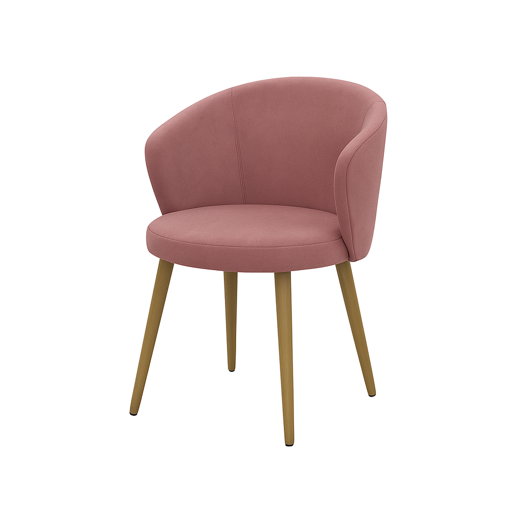 Scaun catifea ROZ | model JAY