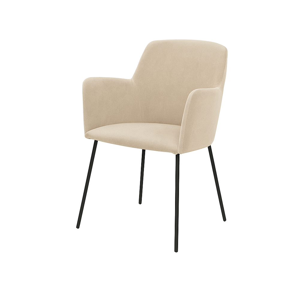 Scaun catifea GALBENA | model SIGMA