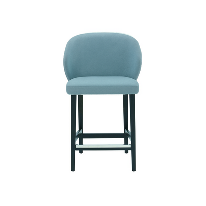 Scaun de bar catifea VERDE | model CAPRICE