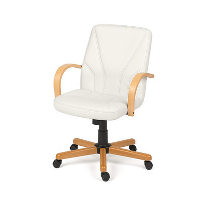 Scaun ergonomic piele NEAGRA | model BETA O