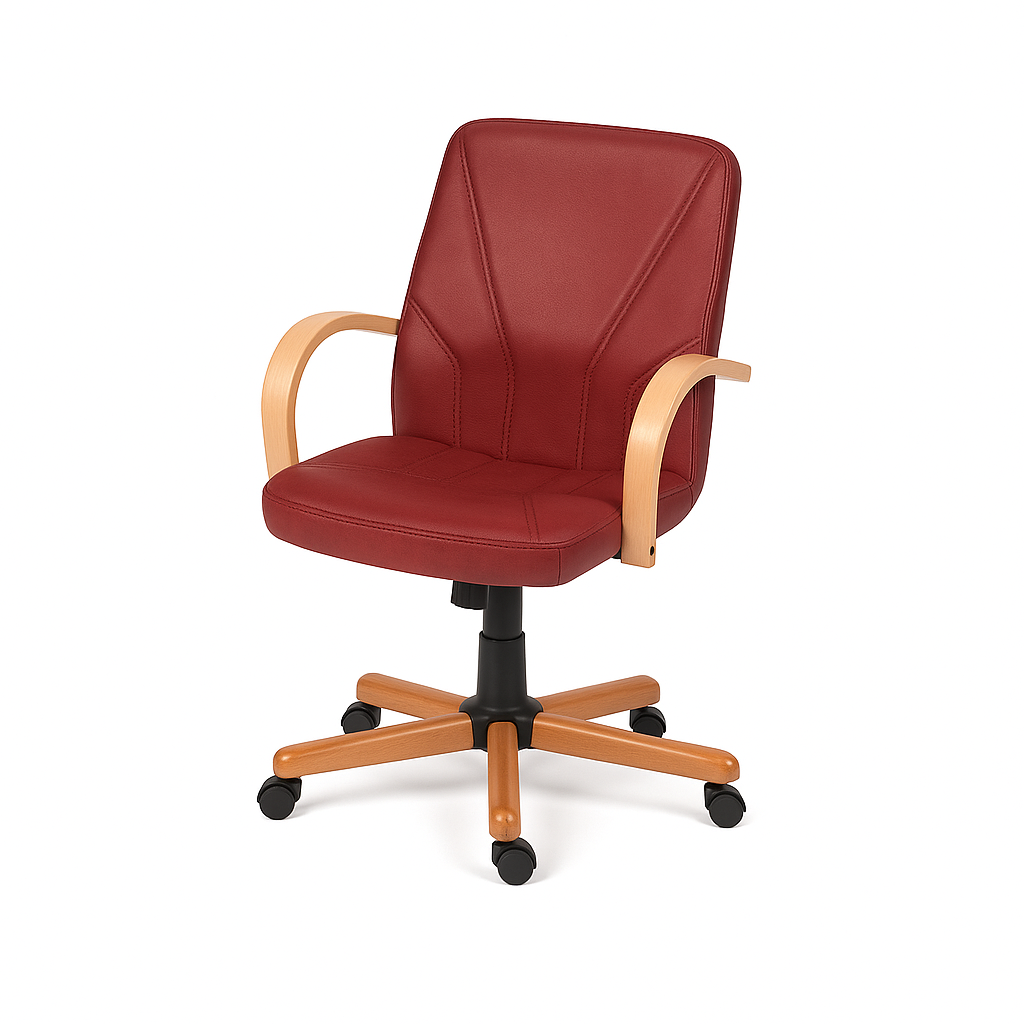Scaun ergonomic piele NEAGRA | model BETA O