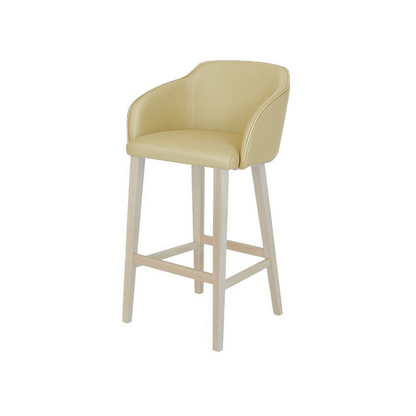 Scaun bar piele ALBA | model CROCO